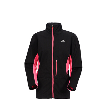 Salomon萨洛蒙女款软壳茄克EQUIPE SOFTSHELL JKT 黑色391069 L