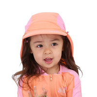 澳洲BanZ婴幼儿儿童防晒透气护颈防晒帽 橙色款 M 18个月-4岁
