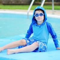 澳洲BANZ男女儿童防水防雾防UV炫酷游泳眼镜 黑色款（Black） 3岁以上