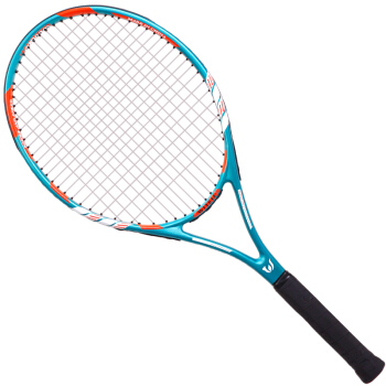 WITESS维特斯 碳素复合网球拍 男女初学网球拍（已穿线）训练用球拍 高雅青单支网球拍w-5068