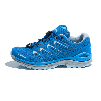 LOWA 德国 户外越野跑步透气运动鞋 MADDOX 进口女款低帮 L320656 宝蓝色/冰蓝色 36.5