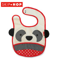 SKIP HOP 动物园系列立体卡通围兜 熊猫