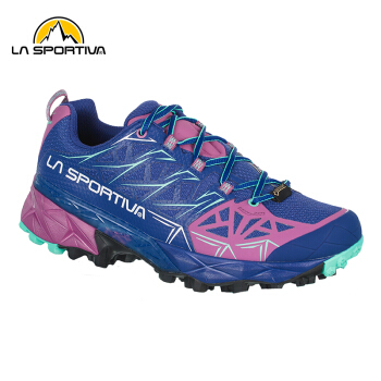 la sportiva 越野跑鞋阿奇拉Akyra透气减震轻便GTX越野跑鞋男女 SLATE / SULPHUR 39