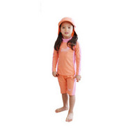 澳洲BanZ婴幼儿儿童游泳防晒速干透气游泳套装 橙色款 8-9岁