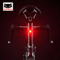 猫眼（CATEYE） 自行车灯尾灯夜骑安全警示灯山地车骑行装备 黑色尾灯