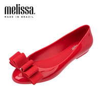 Melissa 梅丽莎Doll+ Jason Wu合作款蝴蝶结 圆头单鞋果冻鞋32269 红色 40尺码偏小