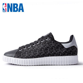 NBA球鞋 2016新款板鞋 透气时尚 舒适潮流休闲板鞋 鞋子 N1631808 黑/白 44.5