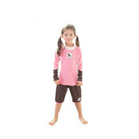 澳洲BanZ婴幼儿儿童游泳防晒速干透气游泳套装 粉色拼接款 8-9岁