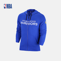 NBA 新款 勇士队 保暖连帽夹克运动休闲外套拉链衫 男 图片色 2XL