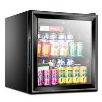 韩电（KEG）家用节能酒柜恒温静音单门冷藏柜饮料柜送货入户 JC-52 透明玻璃