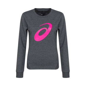 ASICS/亚瑟士 秋冬保暖卫衣 圆领套头衫女 2032A975-020 灰色 L