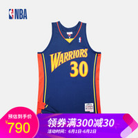 NBA球衣 M&N SWINGMAN球迷版复古球衣 勇士队库里 Curry 图片色 XL