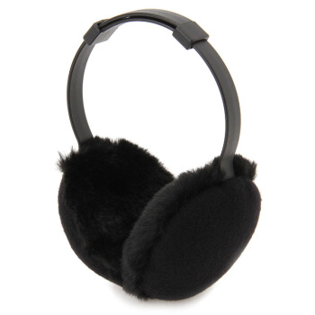无印良品 MUJI 可调节尺寸可从上面戴的耳罩 黑色 均码
