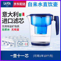 莱卡（LAICA）直饮壶原装进口8周长效EP1117净水壶净水器净饮一体机碧然德brita 通用滤芯 一壶十一芯