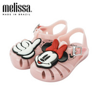 mini Melissa梅丽莎春季迪士尼合作款小童凉鞋女32499 粉色/白色 内长16.5cm