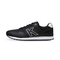 Kappa卡帕 男运动鞋 复古跑步鞋 休闲鞋K0655MM35 黑色/漂白-990 41