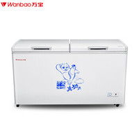 万宝（Wanbao）BC/BD519BT 519升双门顶开冰柜 商用大容量冷柜 四档调温保鲜冷冻柜 白色