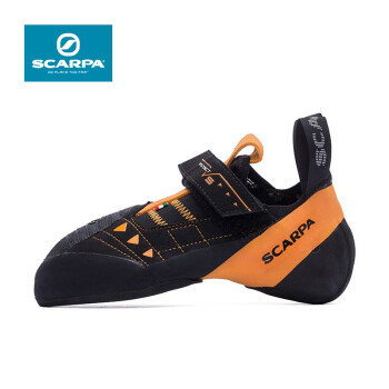 scarpa本能VS 意大利户外攀岩鞋 官方抱石鞋男女款 黑拼橙