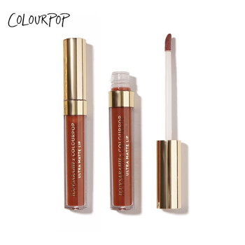 卡拉泡泡（Colourpop）唇釉哑光雾面唇蜜唇彩口红女学生唇蜜染唇液唇彩保湿滋润唇釉 Fudg'd（焦糖奶茶色）