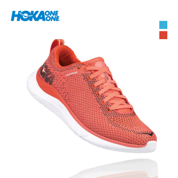 HOKA ONE ONE女琥派训练跑步鞋Hupana Zephyr 透气减震健身运动鞋 杜比红/石榴红 US 7/ 240mm