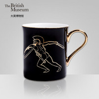 大英博物馆 精美文物周边骨瓷咖啡杯希腊风文艺复古咖啡杯马克杯水杯子 描金 创意礼品纪念品