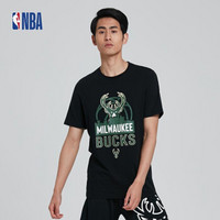 NBA 雄鹿队 新款 夏装COURT VISION现场系列 男式 棉 T恤 图片色 XL