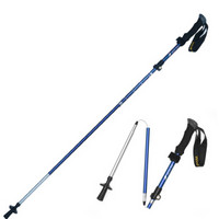 威迪瑞 户外登山杖（朱雀）徒步手杖拐杖碳铝合金杖尖登山杖 蓝色
