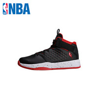 NBA童鞋 球队系列 新款运动篮球鞋 减震耐磨运动鞋 鞋子 C1631301 黑/大红/白 -1 38