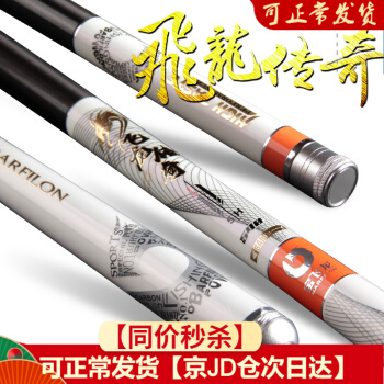 宝飞龙飞龙传奇超轻硬5H台钓竿28调鲫鲤鱼竿草青大物手杆黑坑综合钓鱼竿官方旗舰舰店 4.8米+原装竿稍+金属竿止