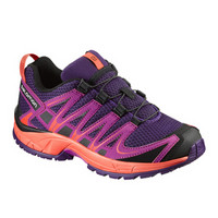 萨洛蒙（Salomon） 户外男女款越野跑童鞋 XA PRO 3D J 宝石紫390443 33