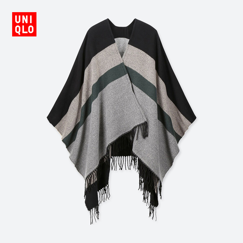 UNIQLO 优衣库 409200 女士两用围巾