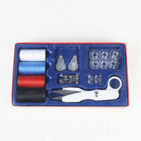 家用缝纫机实用工具礼盒 缝纫配件套装，剪刀、梭芯、线、压脚、手缝针穿线器