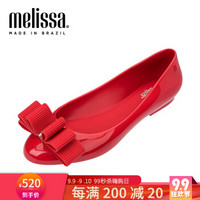 Melissa 梅丽莎Doll+ Jason Wu合作款蝴蝶结 圆头单鞋果冻鞋32269 红色 38尺码偏小