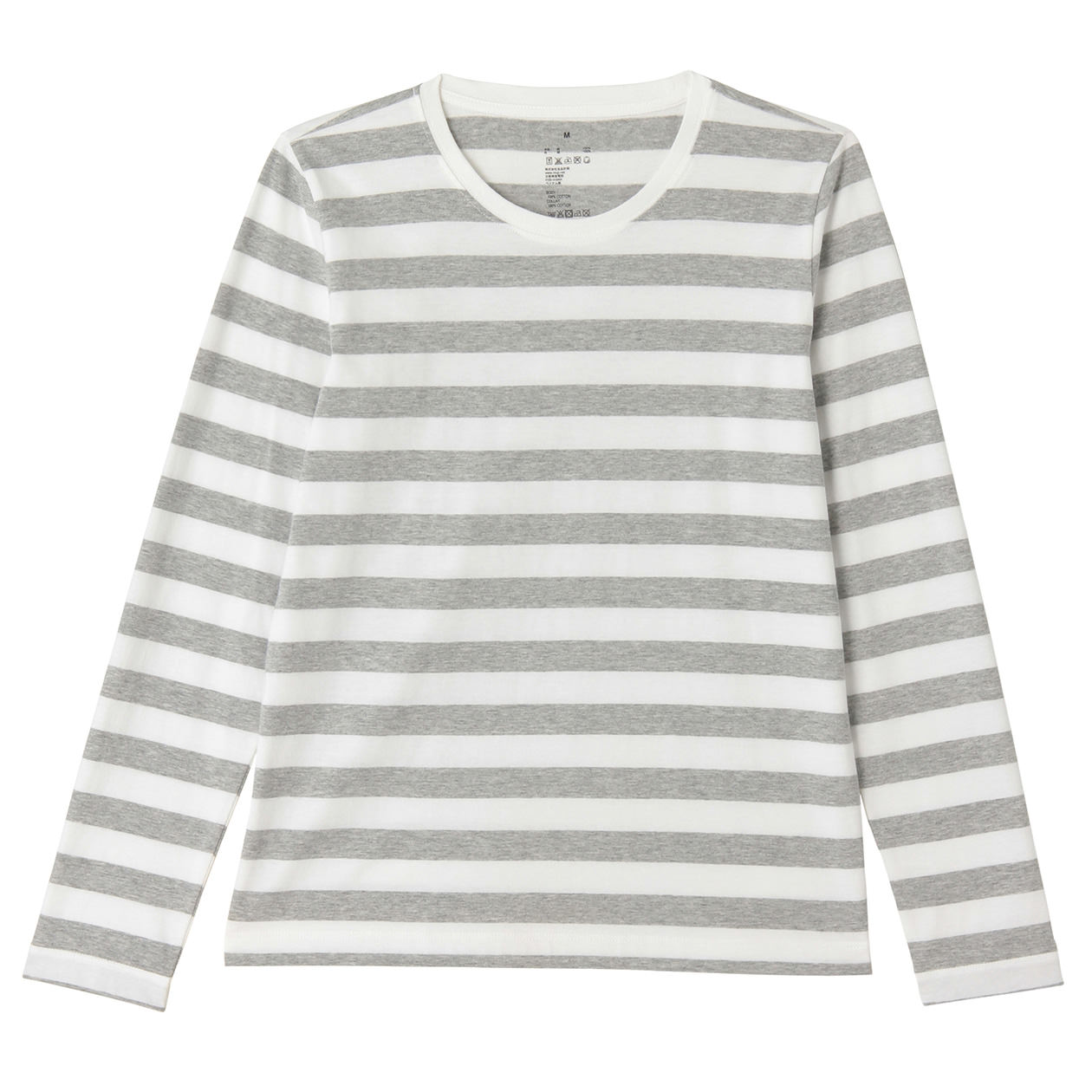 無印良品 MUJI 无印良品 W6AB146 女士纯棉T恤