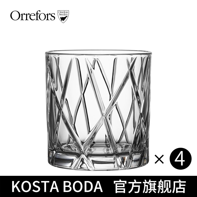 KOSTA BODA 珂斯塔 Orrefors 威士忌酒杯套装