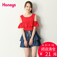  Honeys 593-13-4282 女士T恤