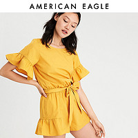 AEO American Eagle 荷叶边连衣裤