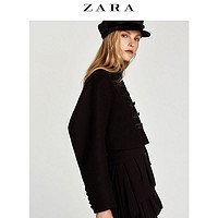 ZARA STUDIO 08337810800 羊毛混纺 女士短款大衣