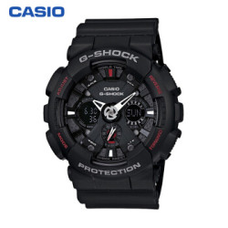 卡西欧gshock功能图解,卡西欧gshock表盘图解 casio 卡西欧 手表 g-shock youth系列 男士防震运动手表 自动led照明
