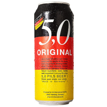  5.0 ORIGINAL 皮尔森啤酒 500ml 单罐装