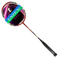 乐士（Enpex）3U全碳素 羽毛球拍 男女羽毛球 单拍 CARBON-002 黑红