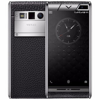 VETAS V5 PLUS青春版 商务智能手机 全网通4G 大内存长待机 安全加密 双卡双待 黑色小牛皮