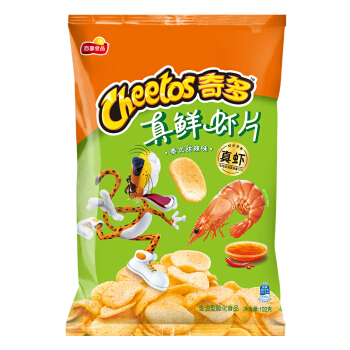 奇多（Cheetos）零食 休闲食品 真鲜虾片  泰式甜辣味102克