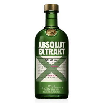 绝对伏特加（Absolut Vodka）X冰萃风味配制酒700ml 进口洋酒35度烈酒