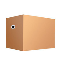 QDZX 搬家纸箱有扣手 70*50*50（1个装）纸箱子打包箱快递行李箱收纳箱储物整理箱纸盒包装纸箱批发