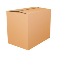 QDZX 搬家纸箱无扣手 60*40*50（1个装）打包箱纸箱子搬家快递搬运箱收纳箱收纳盒行李箱整理箱包装纸箱批发