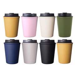 日本进口rivers便携随行杯咖啡杯防烫杯子水杯350ml塑料有盖日式