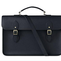 Cambridge Satchel 剑桥包 Briefcase 公文包 15英寸 海军蓝