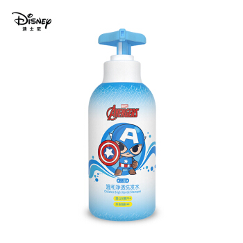迪士尼Disney漫威美国队长儿童洗发液 温和净透宝宝洗发水婴幼儿洗发露(蒲公英+燕麦)350ml