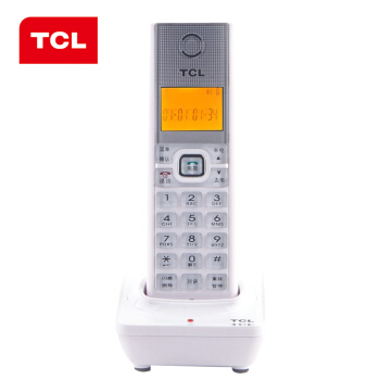 TCL HWDCD868(39)TSD 无绳子机 电话机 白色  